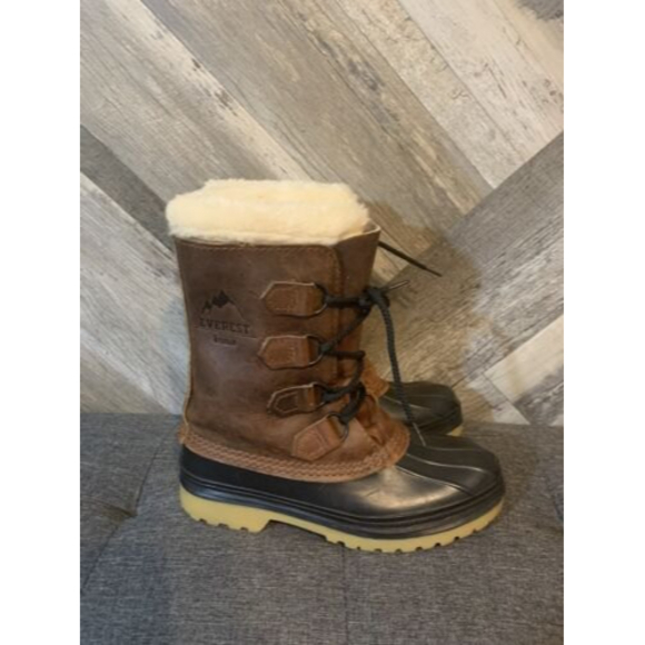 Shoes Everest Kamik Brown Leather Insulated Lined Duck Boots Size 7